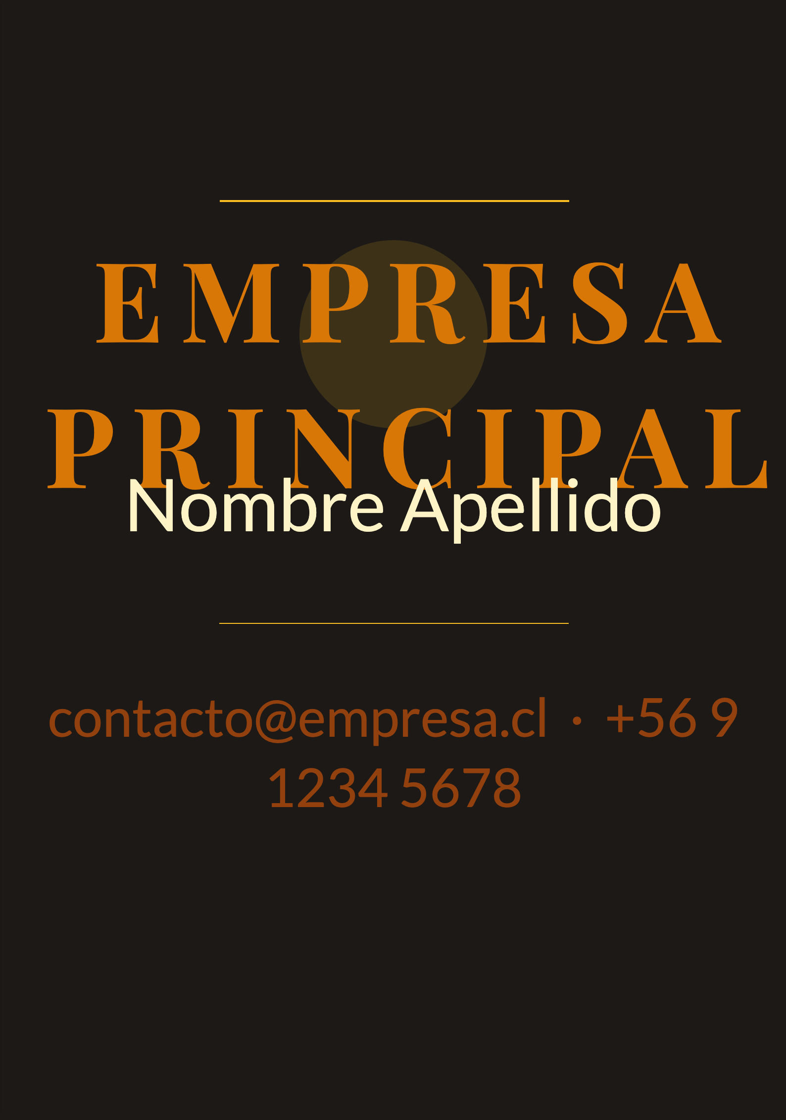 Menú Gourmet