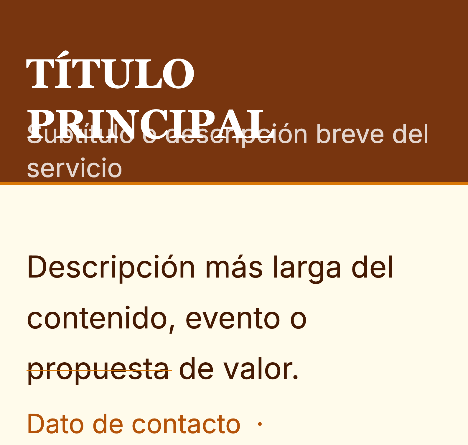 Menú Bistró