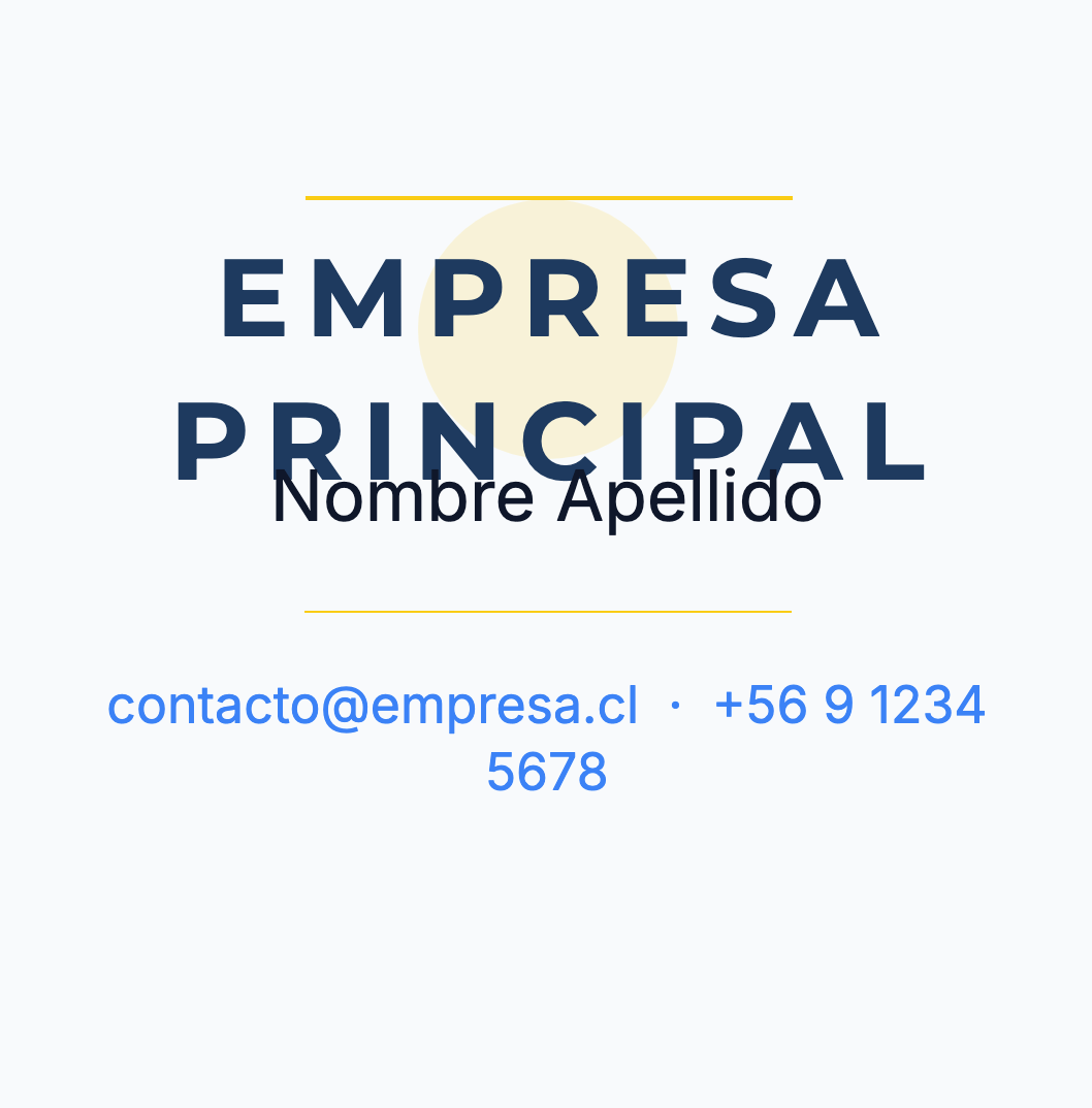 Invitación Corporativa