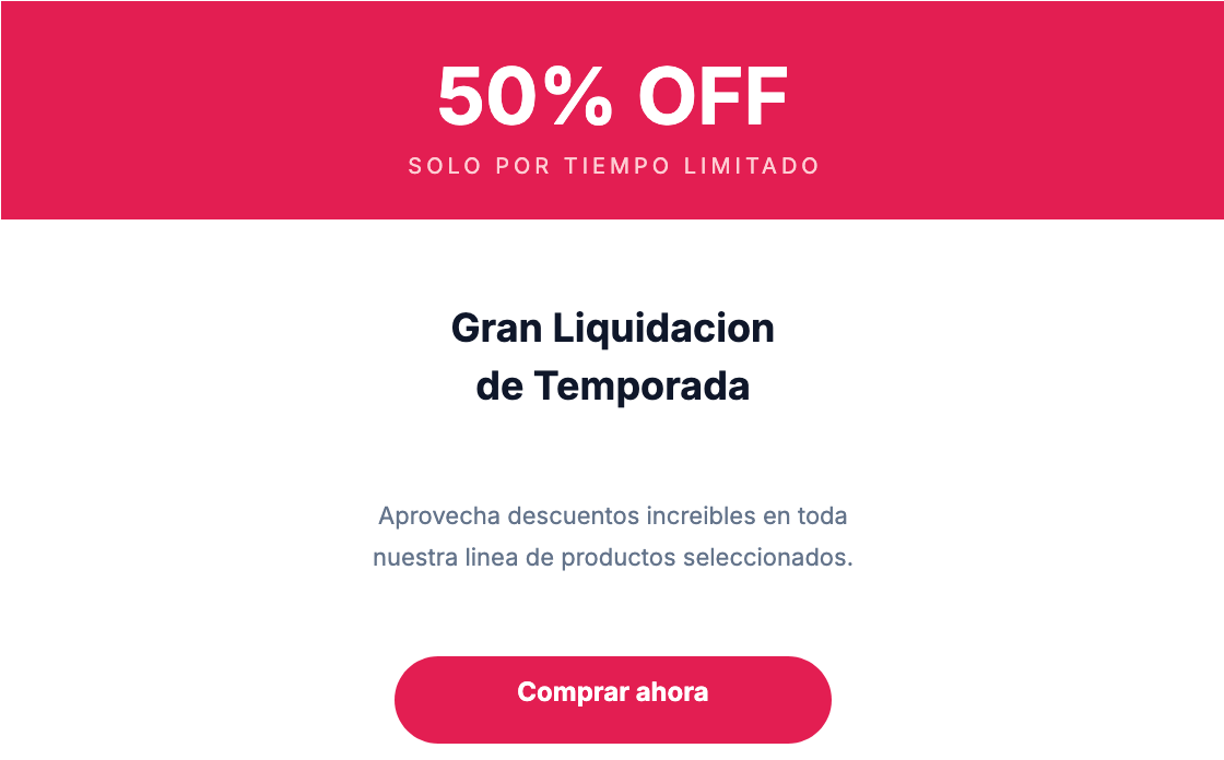 Oferta Especial